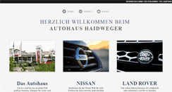 Desktop Screenshot of haidweger.at