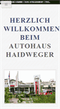 Mobile Screenshot of haidweger.at