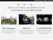 Tablet Screenshot of haidweger.at
